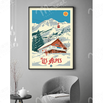 Poster THE ALPS "The Chalet"