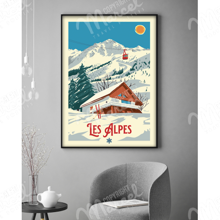 Poster THE ALPS "The Chalet"