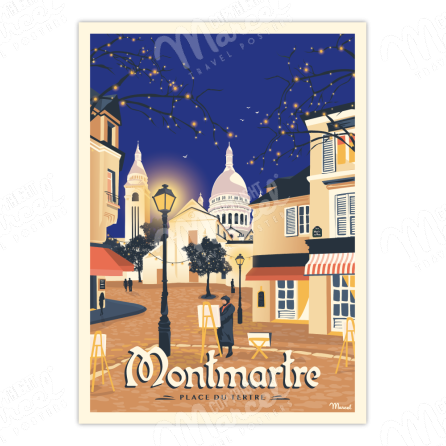 Poster MONTMARTRE "Tertre Square"