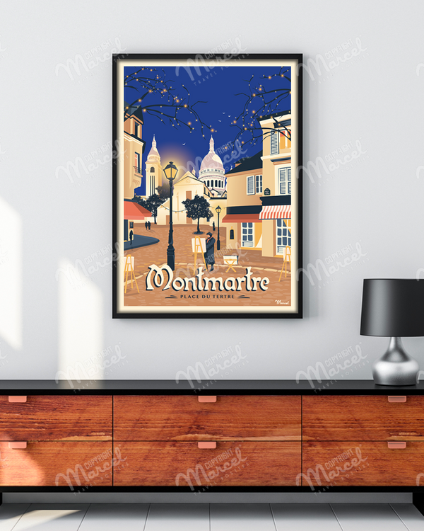 Poster MONTMARTRE "Tertre Square"