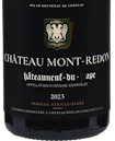 Chateauneuf du Pape AOC White, Chateau Mont-Redon 2023