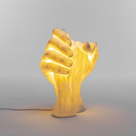 PORCELAIN LAMP “WITH ME” Cm. 21,6x17,5 h.32