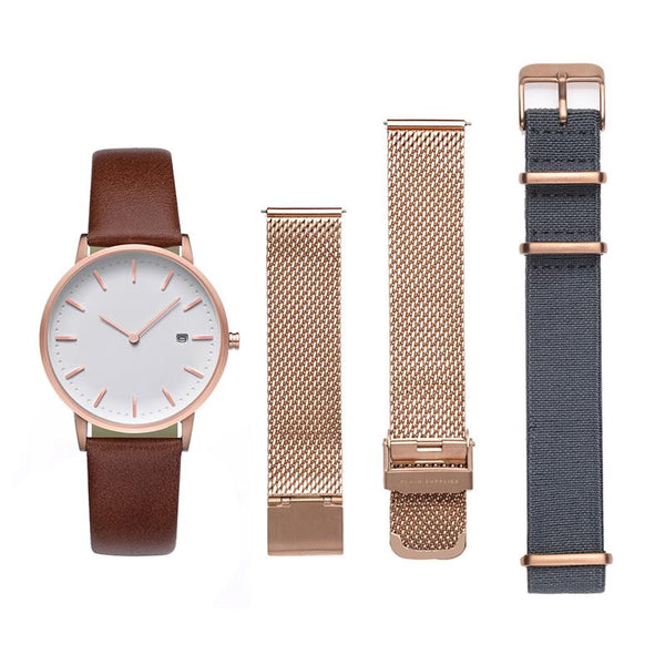 Gold sales mesh strap
