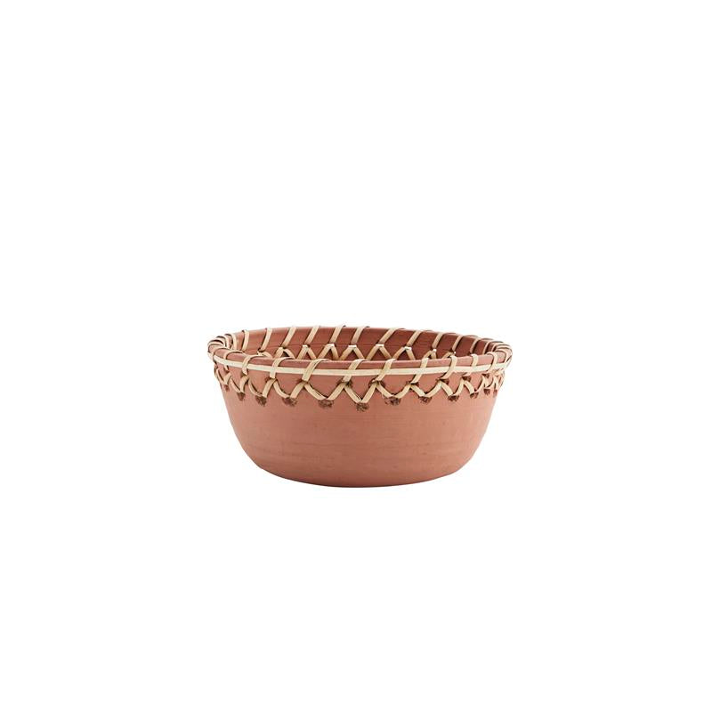 Clay Bowl With Cane