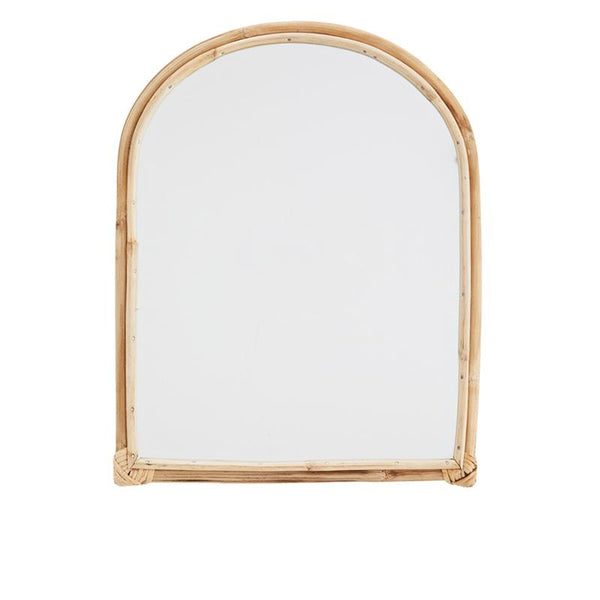 Bamboo Oval Mirror