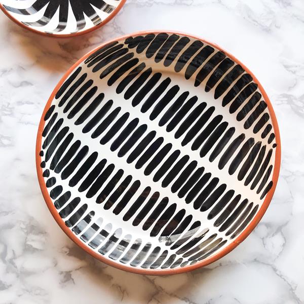 Casa Cubista Black Stripes Large Bowl Maison Marcel