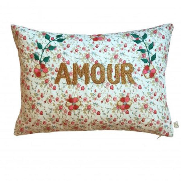 Cushion Amour Red & Golden