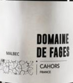 Cahors AOC - Domaine de Fages 2021