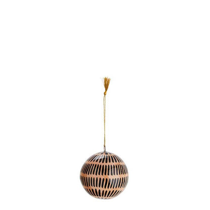 Hanging Papier Mache Ball Dash