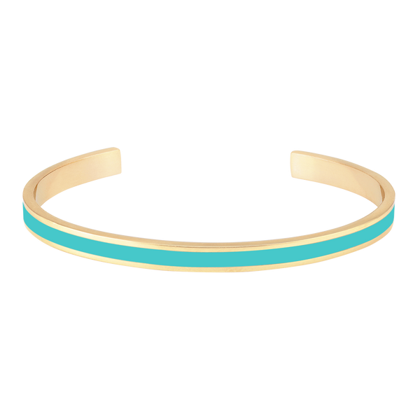 Maison Marcel Bangle Up Fin Cuff Turquoise