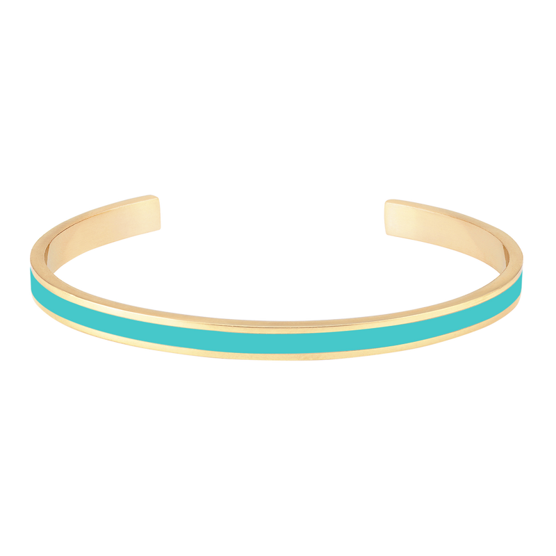 Maison Marcel Bangle Up Fin Cuff Turquoise