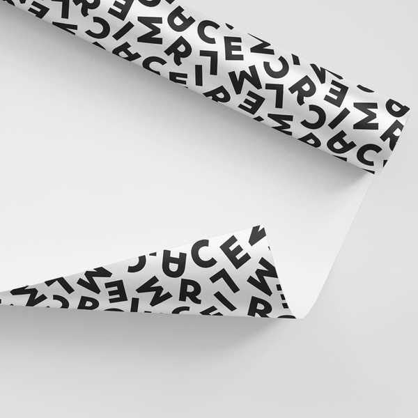 Maison Marcel Black Wrapping Paper
