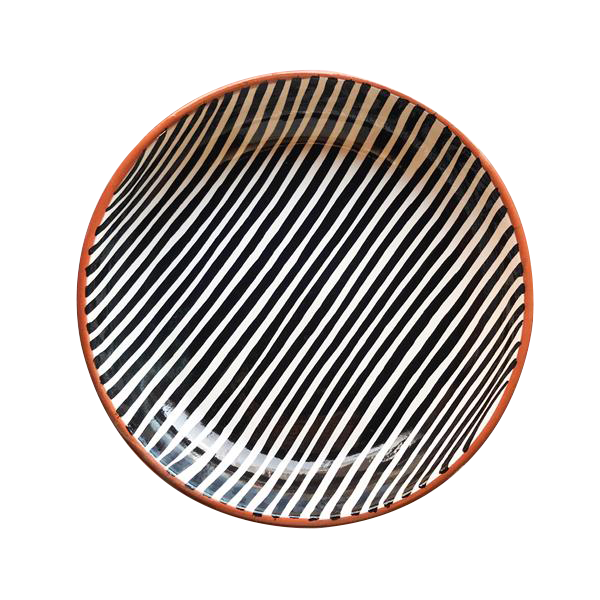 Maison Marcel Casa Cubista Black Stripes Large Bowl