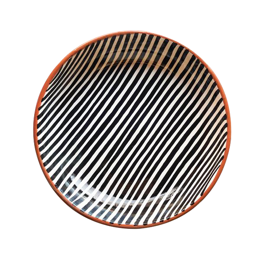 Maison Marcel Casa Cubista Black Stripes Large Bowl