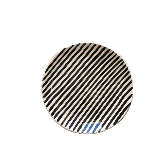 Maison Marcel Casa Cubista Black Stripes Small Plate