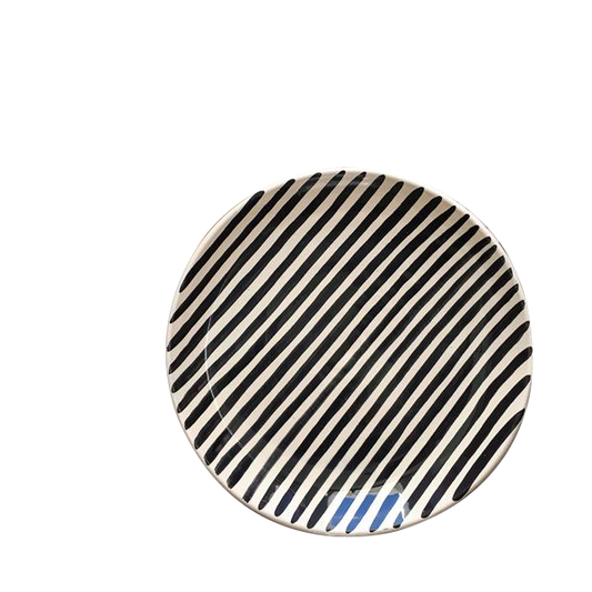 Maison Marcel Casa Cubista Black Stripes Small Plate