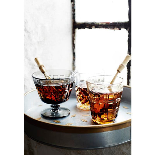 Maison Marcel Drinking Glass With Cutting Madam Stoltz