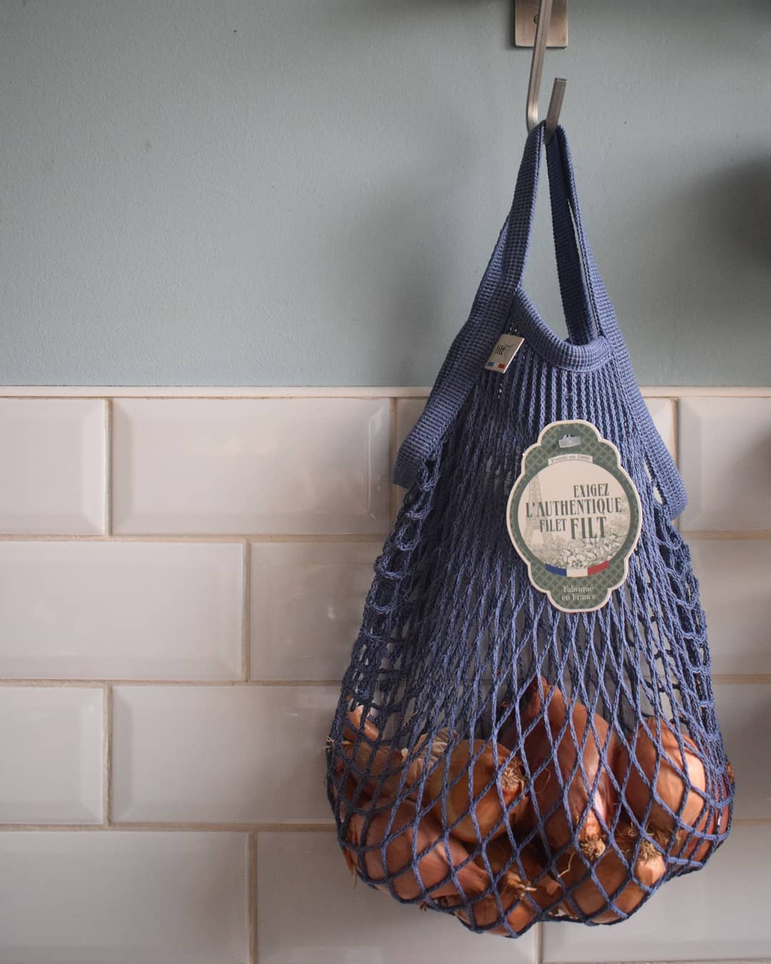 Maison Marcel Filt Blue Jean Net Bag