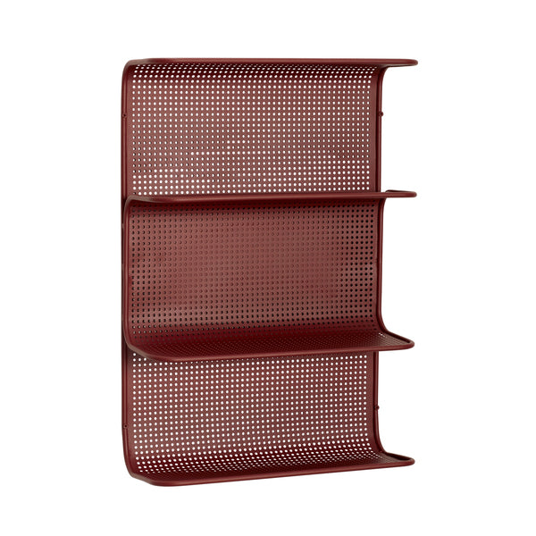 Maison Marcel Hubsch Red Perforated Shelf