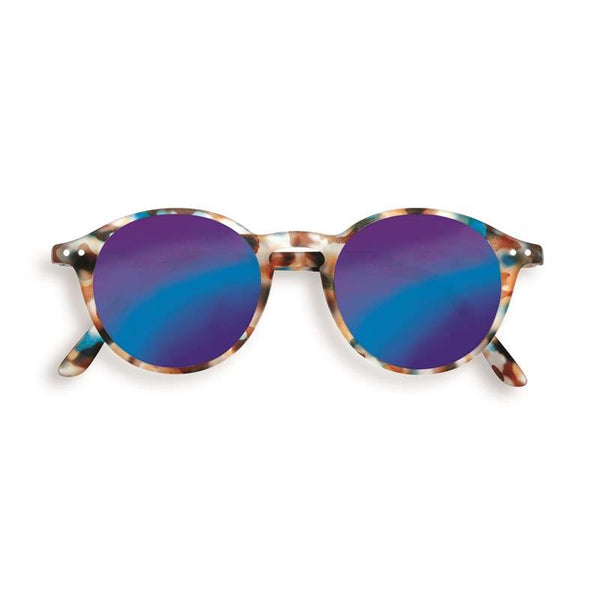 Maison Marcel IZIPIZI Junior Blue Tortoise Soft Blue Mirror Lenses Curved (#D) Sunglasses