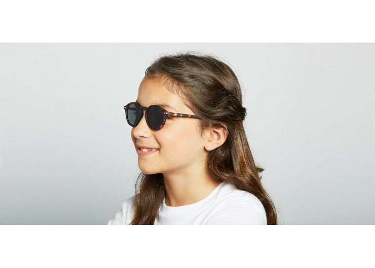 Maison Marcel IZIPIZI Tortoise Soft Grey Lenses Curved (#D) Sunglasses Junior