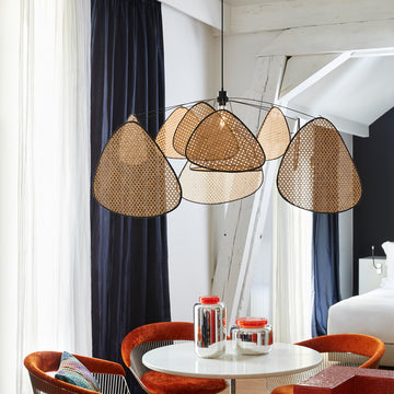 Maison Marcel Market Set Cannage Screen Hanging Lamp