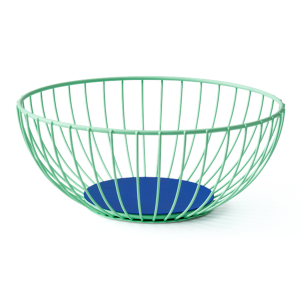 Maison Marcel Octaevo Large Wire Basket Green