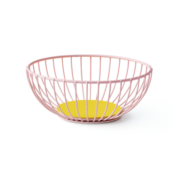 Maison Marcel Octaevo Small Wire Basket Pink