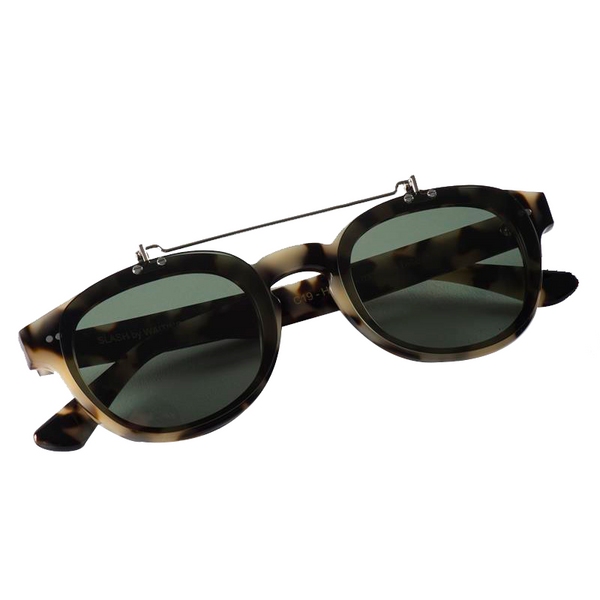Maison Marcel Waiting For The Sun New-York Flap Sunglasses Tortoise