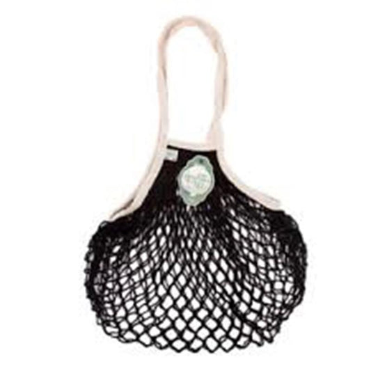 String bag Noir & Ecru