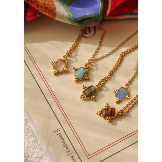 Collier Quartz Pink