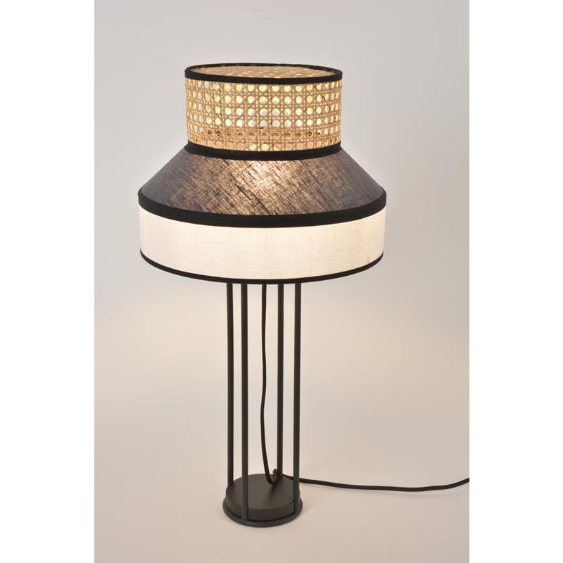 Table Lamp White & Anthracite