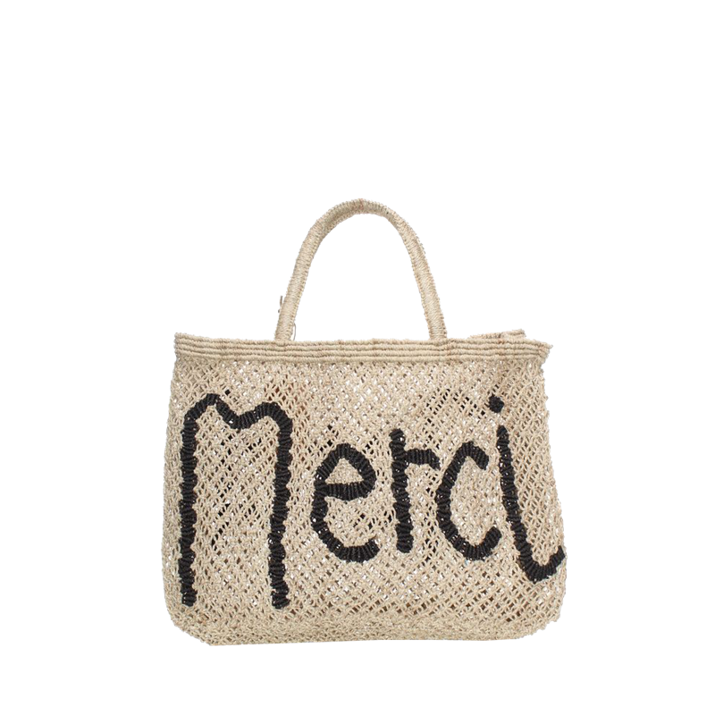 Merci Black Natural Bag