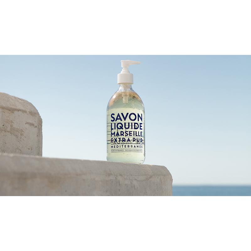 Liquid Soap Mediterranean Sea Blue Transparent