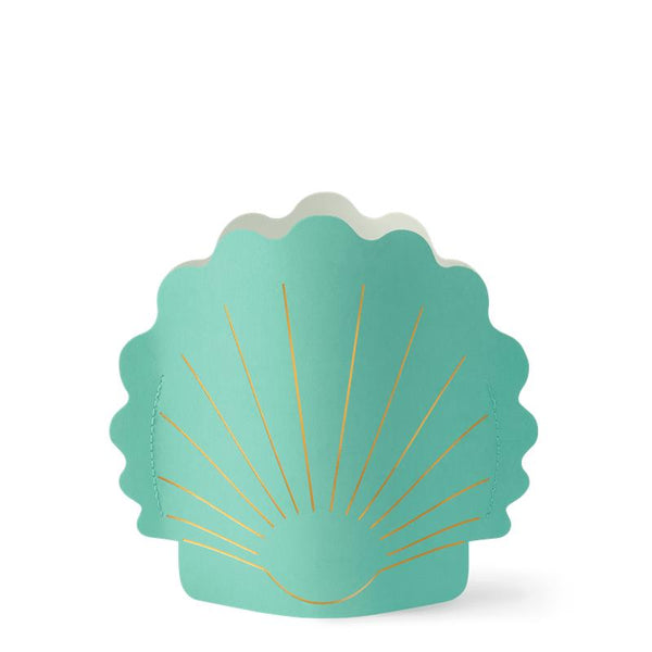 Small Vase Shell Pale Blue