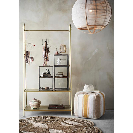 Glass Box With Carved Iron